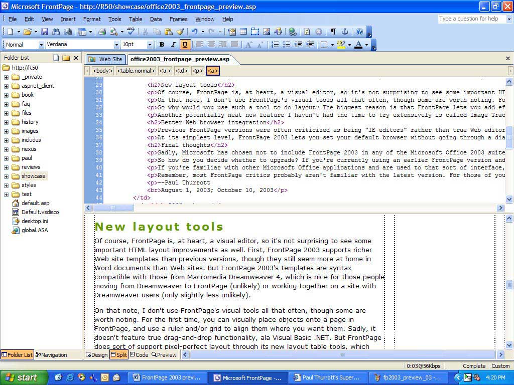 ms frontpage 2003 free download